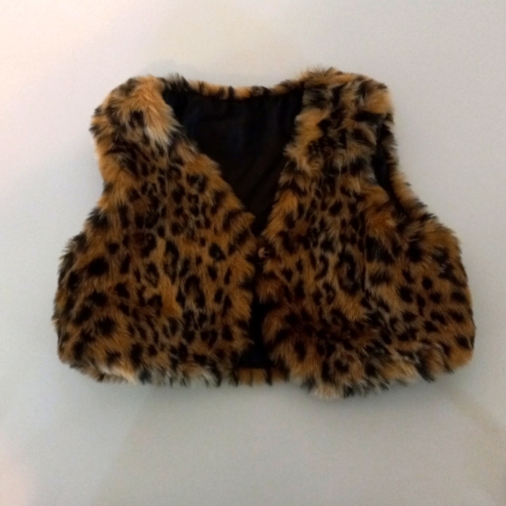 Faux Fur toddler vest